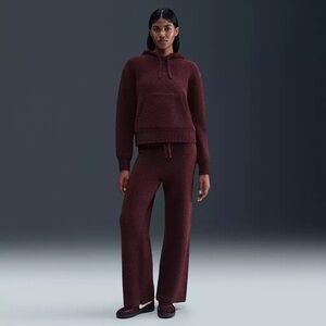 New $230 Nike Women’s Sportswear Phoenix Cozy Bouclé Loose Knit Hoodie/Pants